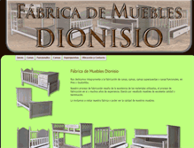 Tablet Screenshot of dionisiomuebles.com.ar